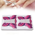 thumbnail image 4 of Nail Art Form Sticker, Easy Wrap Nail Extension Form Sticker Rose Red 100pcs Length Marked  For Nail Salon For Nail Art DIY, 4 of 8