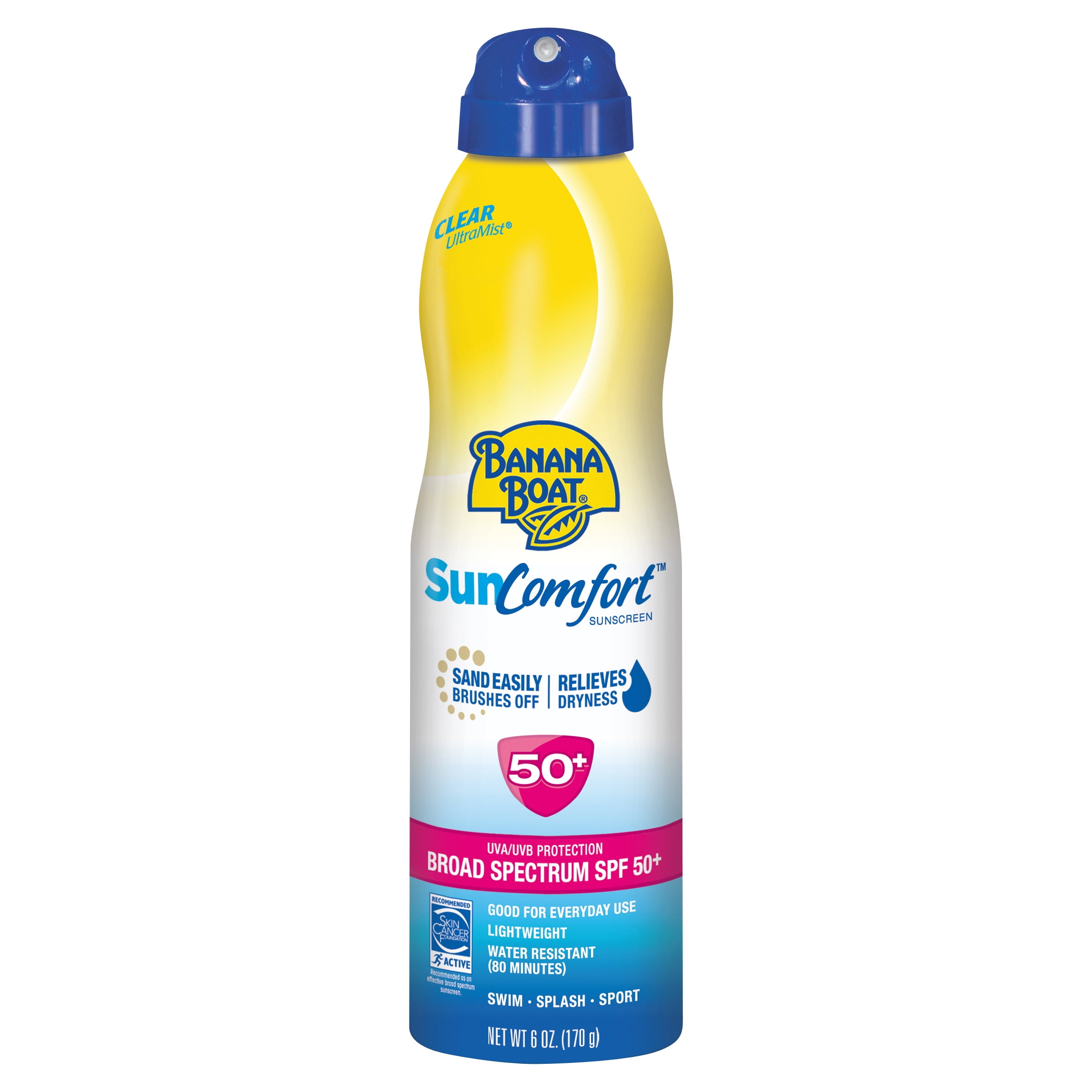 Banana Boat Clear Spray Sunscreen Broad Spectrum SPF 50 6