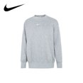 thumbnail image 2 of Sudadera original de mujer con cuello redondo gris, nueva sudadera de invierno con forro polar DQ5734-063, 2 of 5