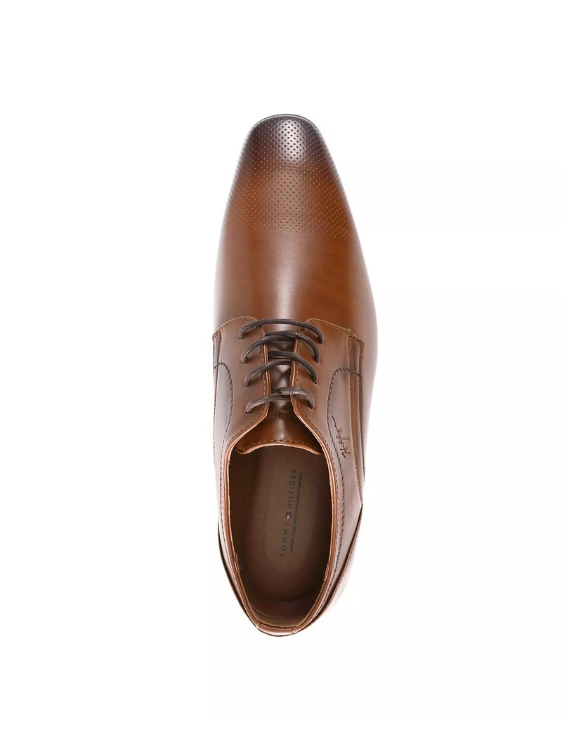 Tommy Hilfiger MEDIUM BROWN Men's Shory Lace Up Dress Oxfords Shoes, US 13 M Tommy Hilfiger MEDIUM BROWN Men's Shory Lace Up Dress Oxfords Shoes, US 13 M