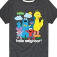 thumbnail image 3 of Sesame Street - Hello Neighbor - Toddler and Youth Short Sleeve Graphic T-Shirt, 3 of 5