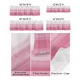 thumbnail image 2 of Kitchen Curtain Valances for Windows,Farm Watercolor Pink White Color Ombre Rod Pocket Small Valance Modern Abstract Line Short Window Treatment for Bedroom Bathroom Living Room,42"x12", 2 of 9