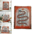 thumbnail image 6 of Casual Blanket, 125x150cm Lightweight Throw , for Wall Art College Living room and, 6 of 7