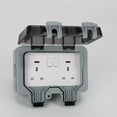 thumbnail image 4 of Electrical Outdoor Switched Socket 2g Dp 13a1pcsgrey, 4 of 4