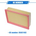 thumbnail image 6 of Car Engine Air Filter Compatible for Buick Encore 1.4L 2013-2022 No.95021102 Durable PP Beige, 6 of 6