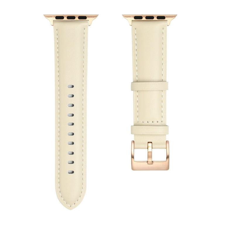 Xpm Compatible with Apple Watch Ultra Size 49mm (2022) Luxury Leather  Replacement Band Strap Wristbands Design Buckle for iWatch Ultra [ Royal  Beige ]
