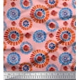 thumbnail image 1 of Soimoi Poly Georgette Fabric Brush Stroke Abstract Print Fabric by the Yard 42 Inch Wide, 1 of 3