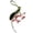 A004- Light Pink, variant on Flower Keychain Faux Leather Yellow Flower Design 1 Piece Delicate Bag Charm for Handbag Accessory Spring Decor for Daily Use and Gifting