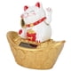 thumbnail image 2 of Verdant Touch Decoración de tienda con energía solar lindo gato de la fortuna saludando decoración de gato para el hogar restaurante tienda blanco, 2 of 10