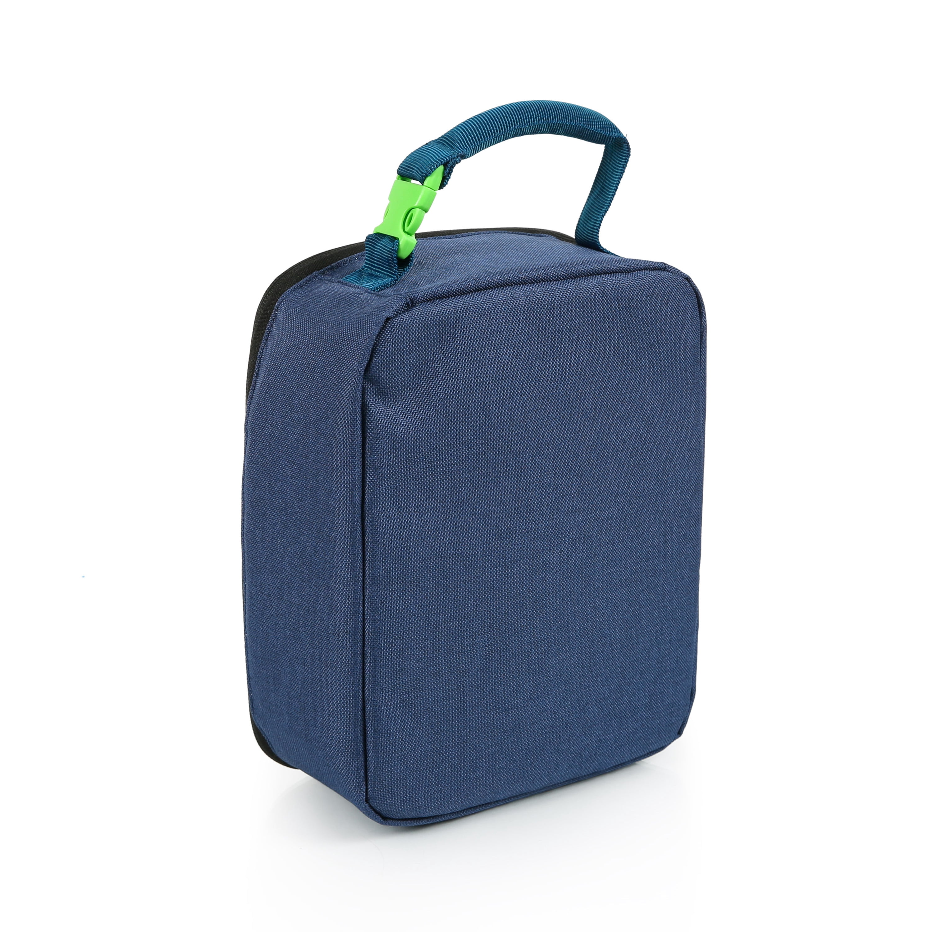 Arctic Zone Kids Classics Utility Reusable Lunch Box with Microban Lining and Ice Pack, Navy