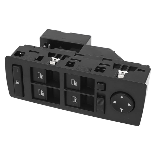 Interruptor de la ventana Eléctrica Delantera Izquierda, 61316962506 Interruptor de Ventana de Energía Maestra Toque Cómodo Altamento Duradero Con Espejos de Atenuación
