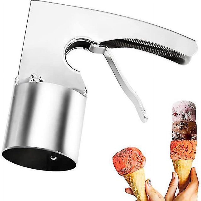 Old Time Ice Cream Scooper, Cylindrical Ice Cream Scoop, Stainless Steel Ice Cream Scoop With Trigger Release, Personalized Ice Cream Scoop, G