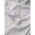 thumbnail image 5 of Hansber Kids Girls Cheerleading Outfits Shiny Rhinestones Dance Crop Top and Gymnastics Shorts Set Dancewear White 8, 5 of 7