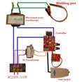 thumbnail image 3 of 100A, máquina soldadora Digital por puntos, módulo controlador de tiempo, bricolaje, amperímetro ajustable de pulso único, circuito de Panel de Control de soldadura, 3 of 5