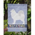 thumbnail image 3 of Carolines Treasures BB5563GF Samoyed Welcome Garden Size Flag, 3 of 3