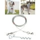 thumbnail image 1 of Cable de para mascotas y para perros - Correa de de alambre de material acero de doble cabeza Correa de metal para perros resistente a 3m Salvador Estacas para atar mascotas, 1 of 8