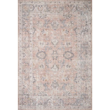 Loloi II Skye Blush And Grey 6'-0" x 9'-0" Area Rugs SKYESKY-01BHGY6090