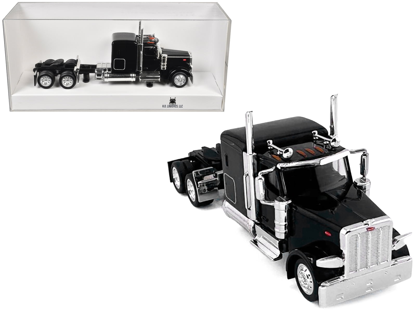 1/64 Volvo VNL 740 Mid-Roof Sleeper With Wilson Flatbed Trailer