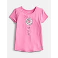 thumbnail image 2 of Hind Girls Graphic Tee with Short Sleeves, 2-Pack, Sizes 4-16, 2 of 5