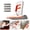1 small mop,4 cotton tips, variant on Self Squeezing Mini Mop,Orange Small Sponge Mop,Wet and Dry Use Cleaning System,Foldable Desktop Mop,One-Hand Squeeze Handle and Replaceable Head