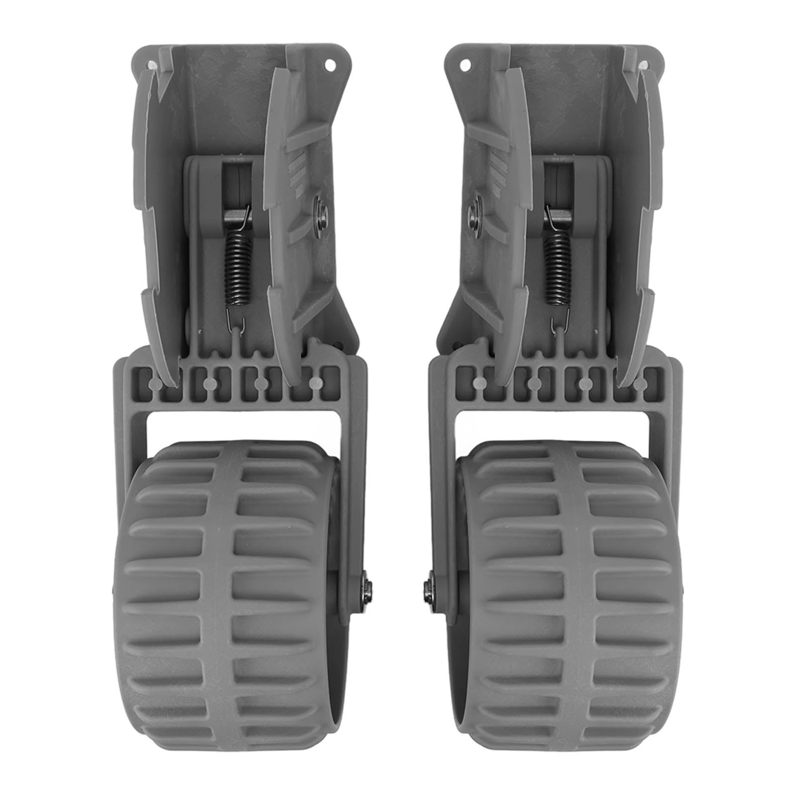 Roues De Lancement Gonflables Pour Bateau - Paire Grise, Nylon, Poids 2.5kg, Neuf Pour Remorquage Côtier