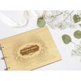 thumbnail image 5 of Darling Souvenir Personalized Engraved Laser Cut Wedding Guest Book Wooden Cover Sign-in Book Registry Guestbook Scrapbook-CK, 5 of 7