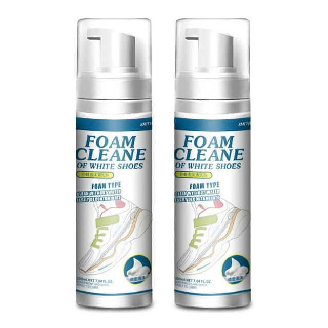 White Shoe Foam Cleaner Anti-Yellowing Shoe Stain Remover Shoe White Shoe Cleaner 200ml