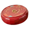 thumbnail image 2 of Luzkey Compartment Snack Serving Tray Appetizer Tray with Lid Container Snack Storage Holder for Wedding Kitchen New Year Party Nuts A, 2 of 8