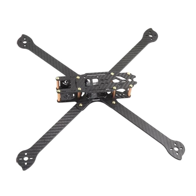 XL5 / 6/7 / 8/9 232/283/294/360 / 390mm Fibra de Carbono Kit de Marco de Carreras , Negro XL8 Baoblaze Cuadro de fibra de carbono FPV Raicng