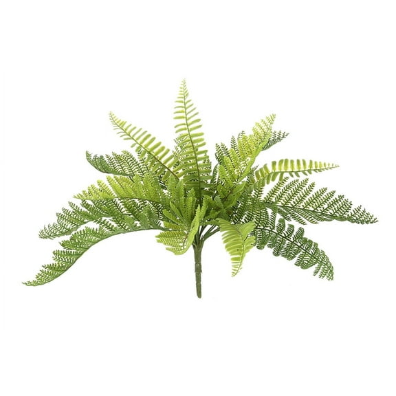 Mainstays 10" Artificial Plastic Green Alpine Wood Fern Plant Pick