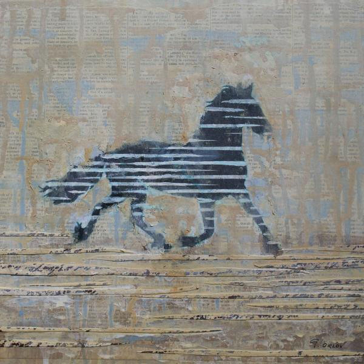 "Lost in Time" Painting Print on Wrapped Canvas