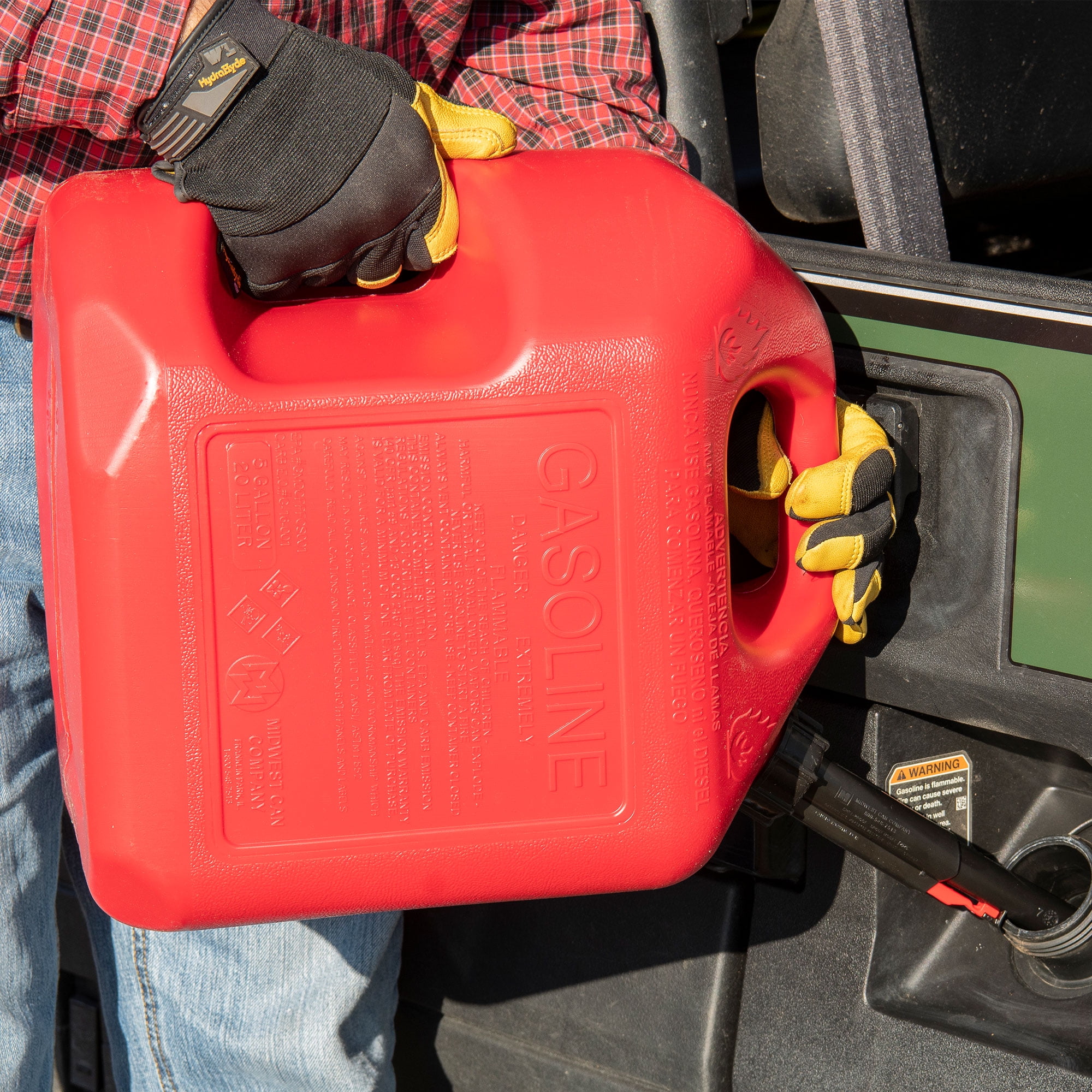 Midwest peut 5610 bidon d'essence de 5 gallons