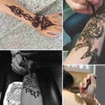 thumbnail image 4 of Pasta de tatuaje de Henna, conos de Henna temporal, Negro, Rojo, Natural, indio, pegatina de tatuaje temporal, cono de pintura de brazo corporal, nuevo, 4 of 5