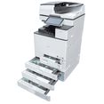 thumbnail image 4 of Restored Ricoh Color Multifunction Copier Printer, Scanner, Fax, with Finisher, 45 ppm, Duplex, Network-Ready, P/N: C4504ex, 4 of 5