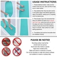 thumbnail image 2 of Buganda Bath Mat for Tub Non Slip, Extra Long Bath Mat with Drain Holes and Suction Cups, Machine Washable Shower Mat, 39"x15", Clear Teal, 2 of 9