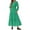 Green, variant on PRETTYGARDEN Women's Fall Maxi Dress Long Sleeve V Neck Eyelet Hollow Out A Line Long Flowy Wedding Guest Dresses