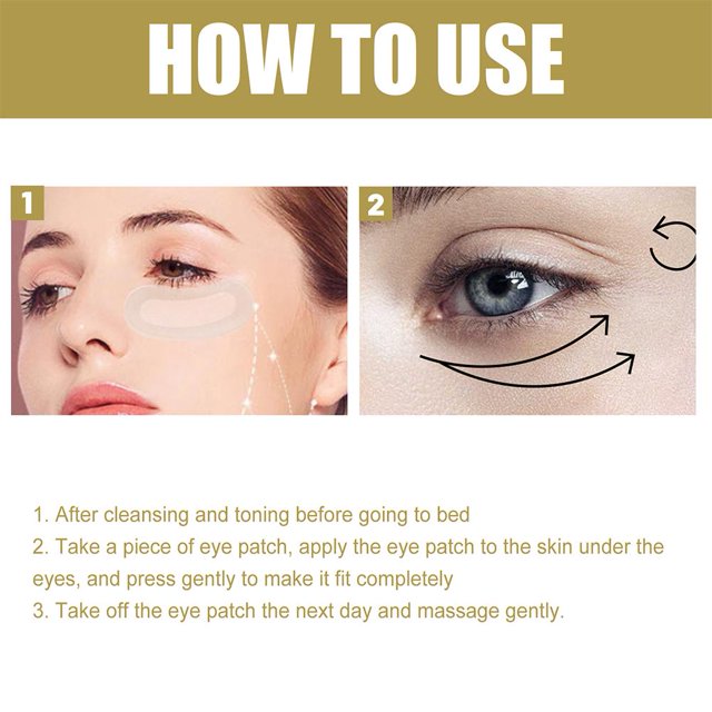 1 par de parches de colágeno para mejorar el edema ocular, máscaras para los ojos, parche para el cuidado de los ojos para la salud ocular