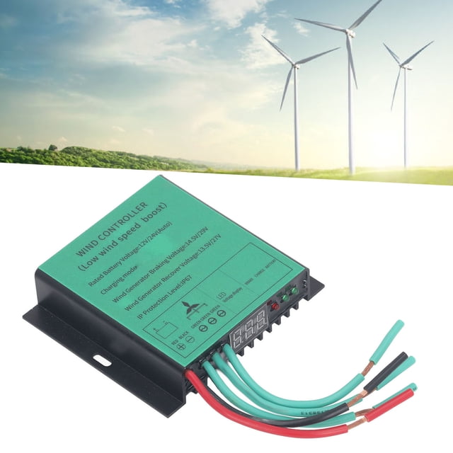 Controlador De Generador De Viento MPPT, Controlador De Carga De Turbina MPPT Universal De 100 W-600 W De Alta Eficiencia Con Indicador LED Para Iluminación