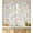White/Multicolor, variant on Yellow Floral Kitchen Curtains Watercolor Flower and Bee Print Tier Curtains, Light Filtering Semi-Sheer Window Curtains for Kitchen Bathroom Laundry, 2 Panels, 28"x 40"