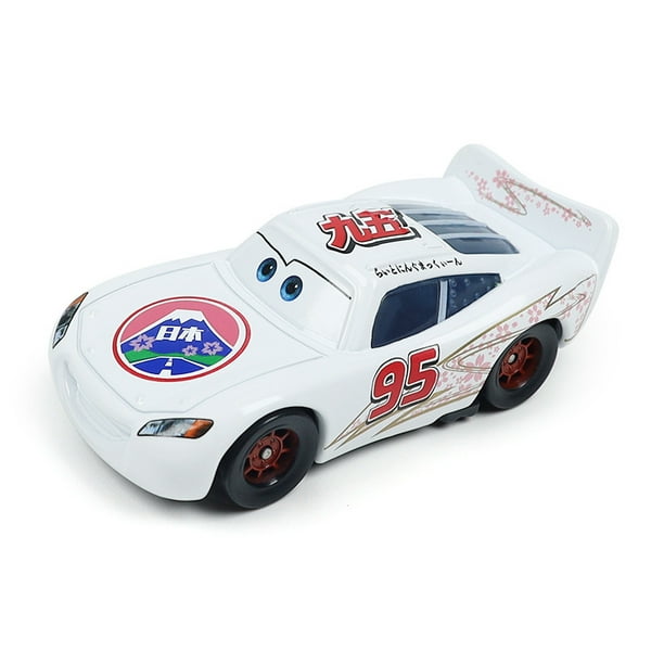 Disney Pixar Cars Love McQueen 95, coche de juguete de Metal para modelar, juguetes de carreras de aleación, modelo de Rayo McQueen coleccionable 1:55, regalos para niños