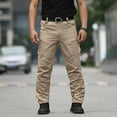 thumbnail image 5 of WXLWZYWL Men's Military Cargo Tactical Pants Ripstop Stretch Relaxed Fit Trousers Outdoor Hiking Pants with Multi Pockets, 5 of 5
