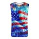 thumbnail image 4 of Camiseta sin mangas de cuello redondo para hombre, ropa de ocio, fitness, para el hogar, pijamas, camiseta con estampado de moda a color, blusa deportiva de poliéster para hombre, 4 of 5