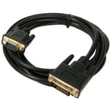 Walmart DVI to VGA Cable, 10 Feet 24 Pin DVI to 15 Pin VGA Male ...