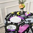thumbnail image 6 of GZHJMY Witch Magic Polyester Fiber Round Lace Tablecloth, Delicate Table Decoration Items, Protect Your Table (60 Inches/Diameter)., 6 of 7