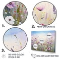 thumbnail image 3 of Designart "Meadow Abundance Of Wildflowers III" Flower Field Floater Framed Canvas Wall Art, 3 of 5