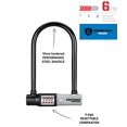 thumbnail image 2 of Kryptonite Kryptolok Standard 12mm U-Lock Combo Bicycle Lock with Side Mount Snap-In Bracket, 2 of 4