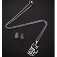 thumbnail image 4 of Womens Fashion Pendant Earring Set Color Clavicle Necklace Exquisite Earrings, 4 of 5
