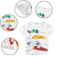 thumbnail image 4 of KYAIGUO Baby Toddler Boys Cartoon Short-Sleeved T-Shirt Summer Casual Tee Shirts Tops Kids Loose Round Neck T Shirts for 1-10T, 4 of 9