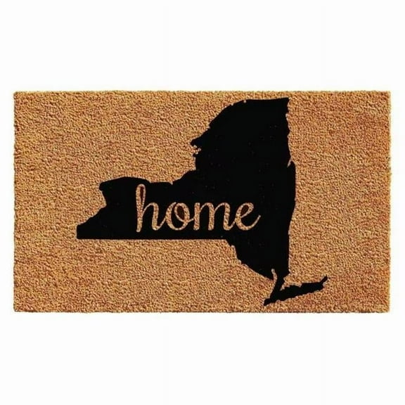 Calloway Mills 102422436 24 x 36 in.   York Doormat, Black & Natural