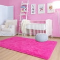 thumbnail image 6 of Junovo Super Soft Fluffy Area Rugs Modern Shag Rug for Bedroom Living Room,Cute Carpets for Kids Nursery Girls Home Dorm,4'x6',Purple, 6 of 7